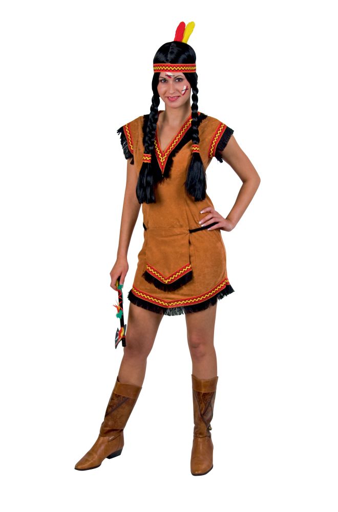 Rub Damen Kostüm Indianerin Squaw Indianerkostüm Karneval 