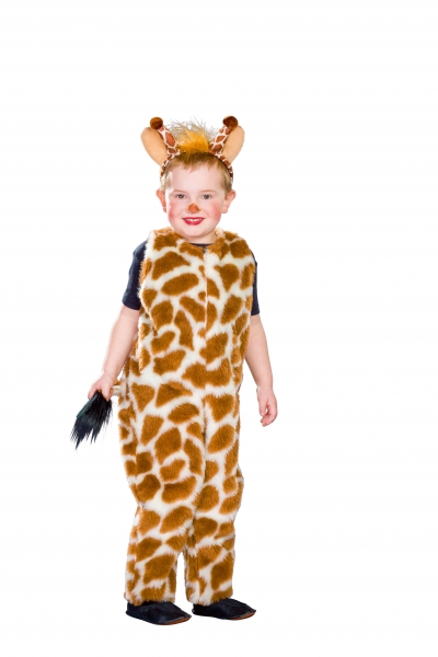 Giraffe Overall  mit Haarreif Tierkostüm