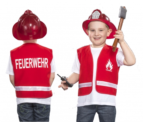 Feuerwehrweste für Kinder Spielweste