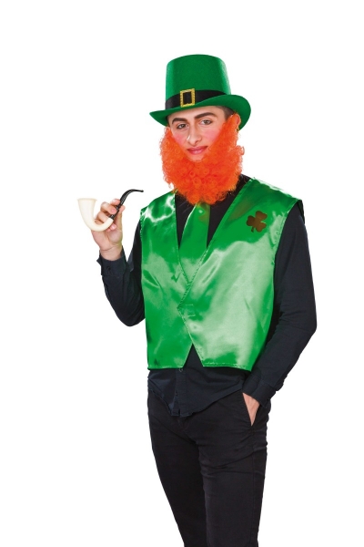Weste Herren St. Patricks Day grün Kleeblatt