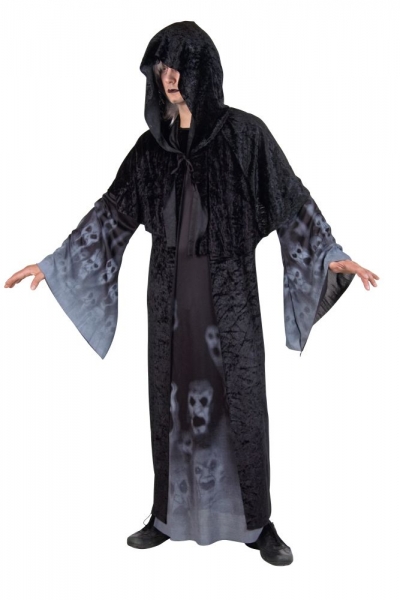 Totenkopf Kutte Halloween Kostüm vergessene Seelen