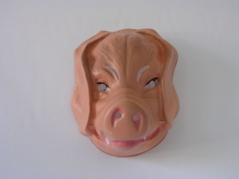 Tiermaske Schwein