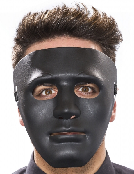 Phantom Herrenmaske schwarz