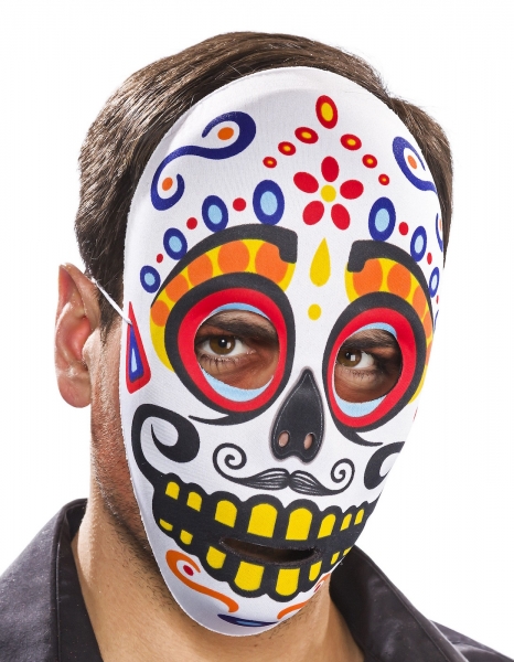 Textil-Maske Tag der Toten, männlich