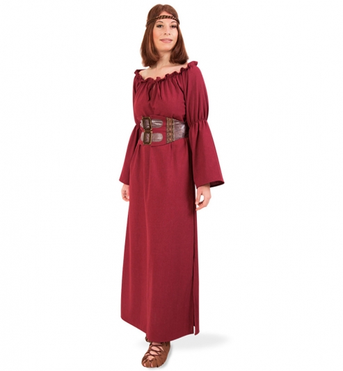 Kriemhild Mittelalterkleid mit Gürtel historisches Gewand