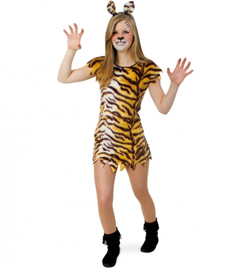 Tiger Kleid Tierkostüm für Teenager
