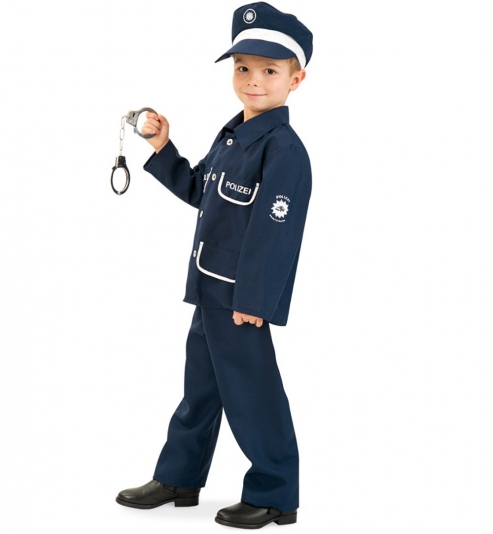 Polizist Polizei Uniform Hose, Jacke und Mütze