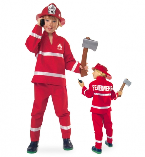 Feuerwehrmann rot Uniform Feuerwehr