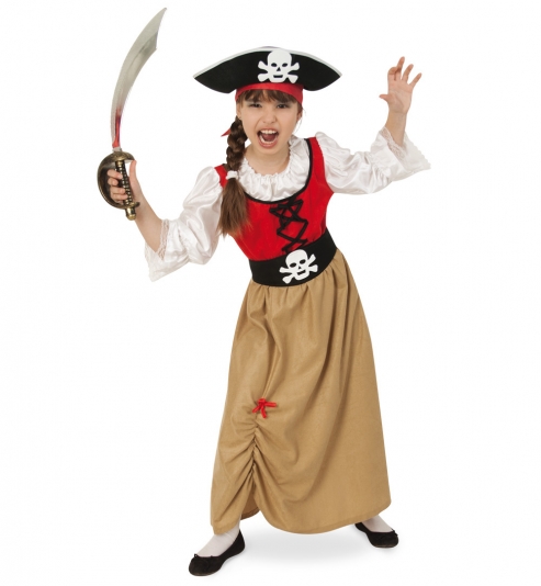 Piratin Kleid Piratenmädchen