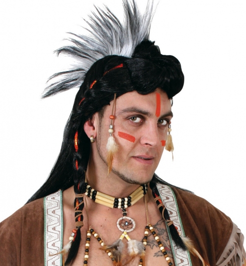 Perücke Indianer Irokese