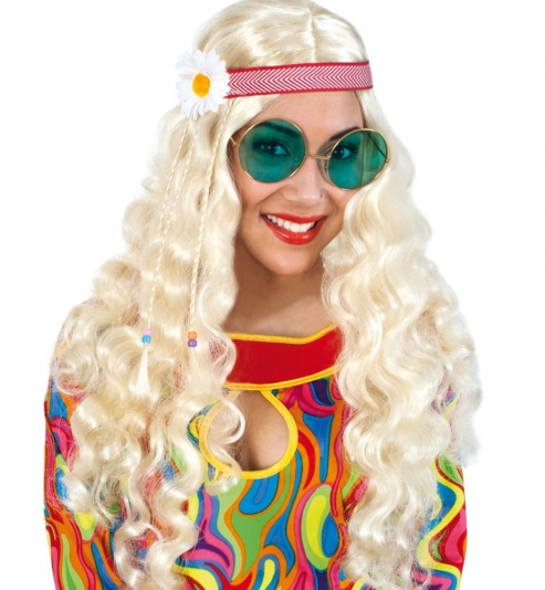Hippie Girl Perücke blond
