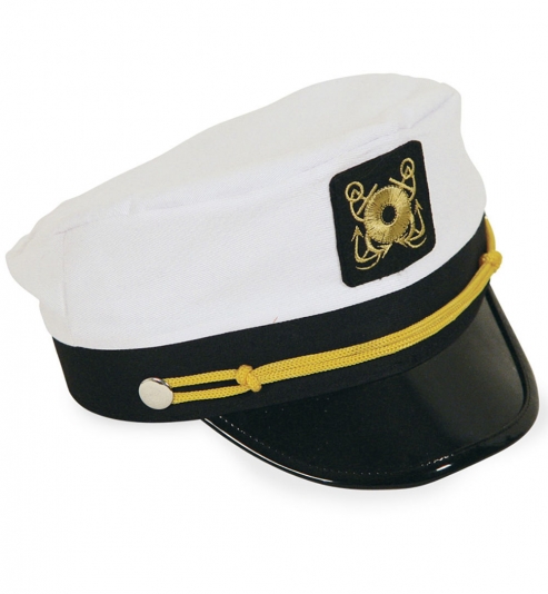 Mütze Admiral, Gr. 55 cm - Gr. 60 cm variabel