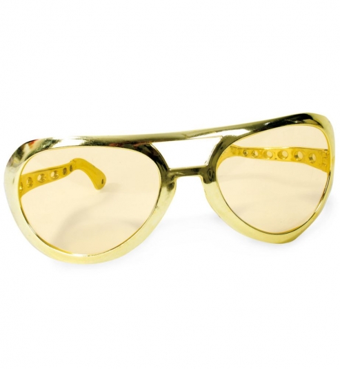 Riesenbrille, gold, ca. 24 cm Breite