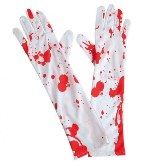 Handschuhe mit Blut