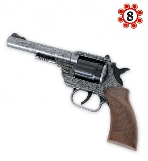 Revolver Dakota, Metall (8er-Ring Munition), ca. 20 cm Länge