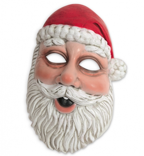Maske Nikolaus Weihnachtsmann Santa Claus Halbmaske