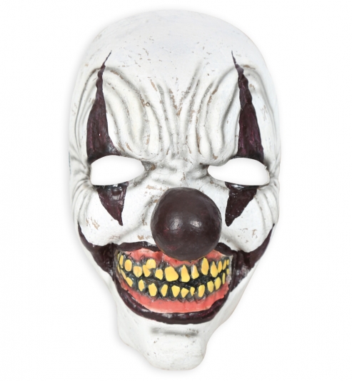 Horrormaske Clown yellowteeth Halbmaske