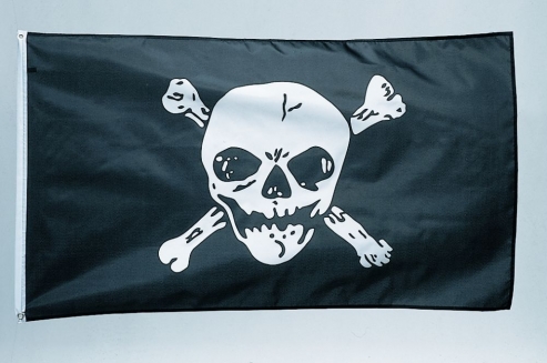 Fanartikel Fahne Piratenfahne 90 x 150 cm