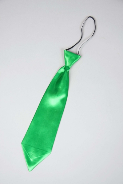 Satinkrawatte, ca. 42 cm, grün