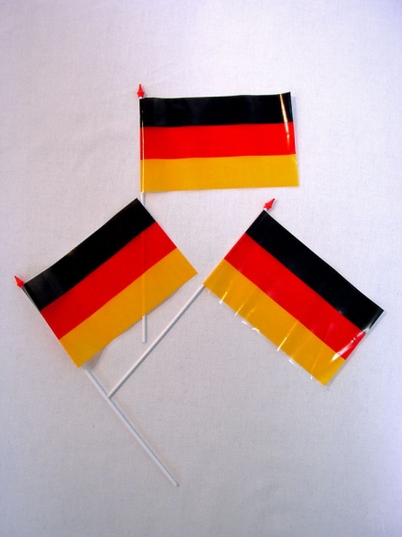 Deutschlandfähnchen, 1 Stk., 10x15cm