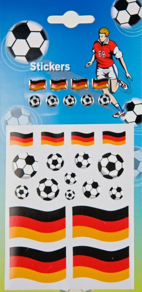 Fußball Deutschland Aufkleber
