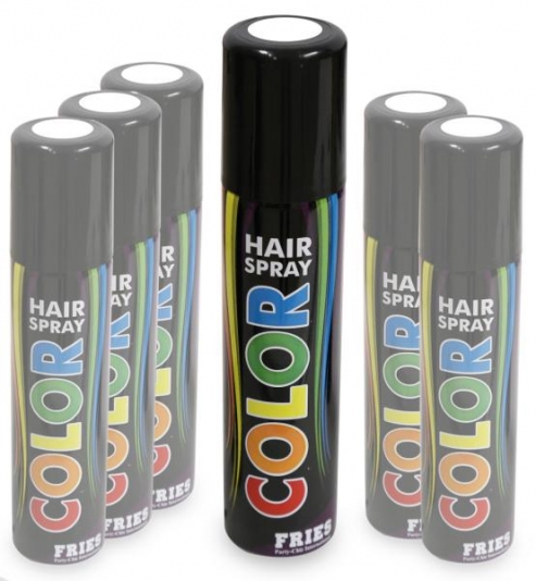 Farb-Haarspray - Color Hair-Spray, Farbe weiß