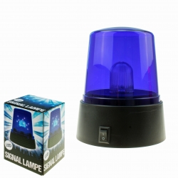 Polizeilicht LED Signallampe blau, Rundumlicht, ca. 11 cm
