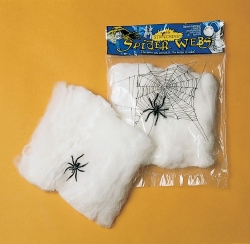 Spinnen Gewebe 20 g weiß