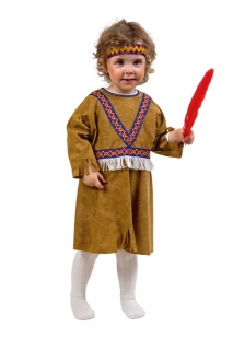 Kleid Indianerin Freche Taube Kinderkostüm
