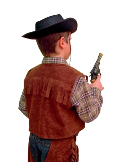 Cowboy Kostüm Weste für Kinder