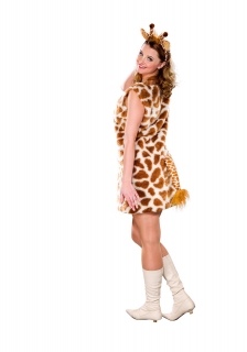 Giraffe Tierkleid mit Kopfbügel und Schwanz