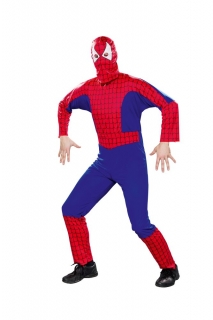 Spider Hero Spinnenkostüm Overall und Maske