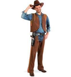 Cowboy Western Kostüm 2tlg. Chaps und Weste