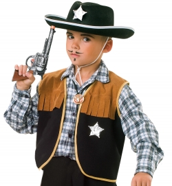 Cowboy Weste Sherrif für Kids