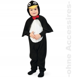 Kleiner Pinguin, Overall + Kapuzencape Tierkostüm Größe 98