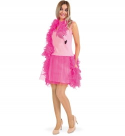 Flamingo Tierkostüm Kleid