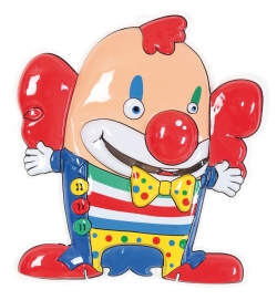 Wand-Deko Clown, ca. 57 cm Höhe