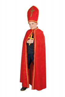 Bischof Kostüm für Kinder Größe 140/152