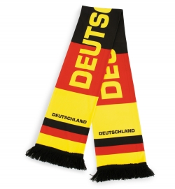 Schal für Deutschlandfans aus Fein-Jersey 140 cm