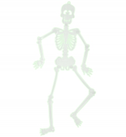 Skelett nachtleuchtend, ca. 90 cm Länge