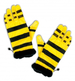 Handschuhe für Kostüm Biene