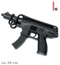 Deko-Pistole UZI-Style mit Armstütze