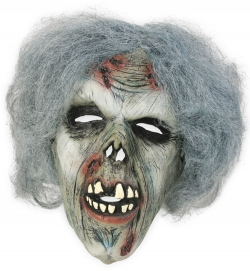Zombiemaske mit Haaren