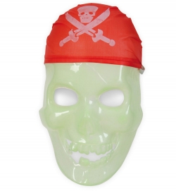 Piraten Maske nachtleuchtend