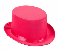 Zylinder mit Samtüberzug pink
