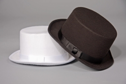 Zylinder Farbe schwarz Hutgröße 61