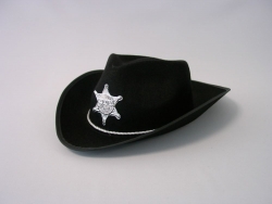 Cowboyhut mit großem Stern für Kinder