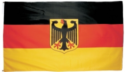 Deutschland Fahne mit Adler