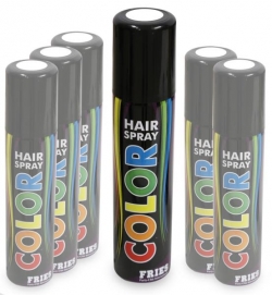 Farb-Haarspray - Color Hair-Spray, Farbe weiß